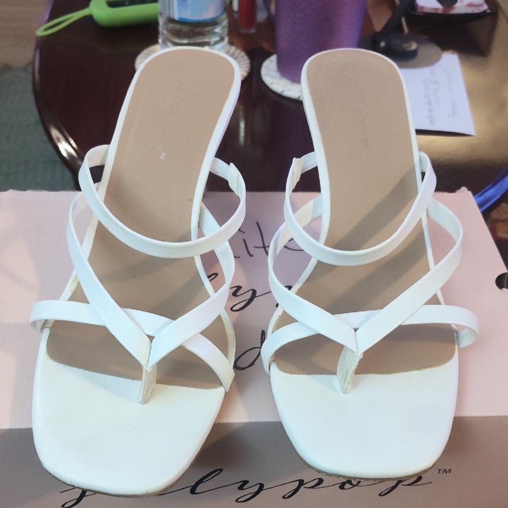 White Strappy Sandals